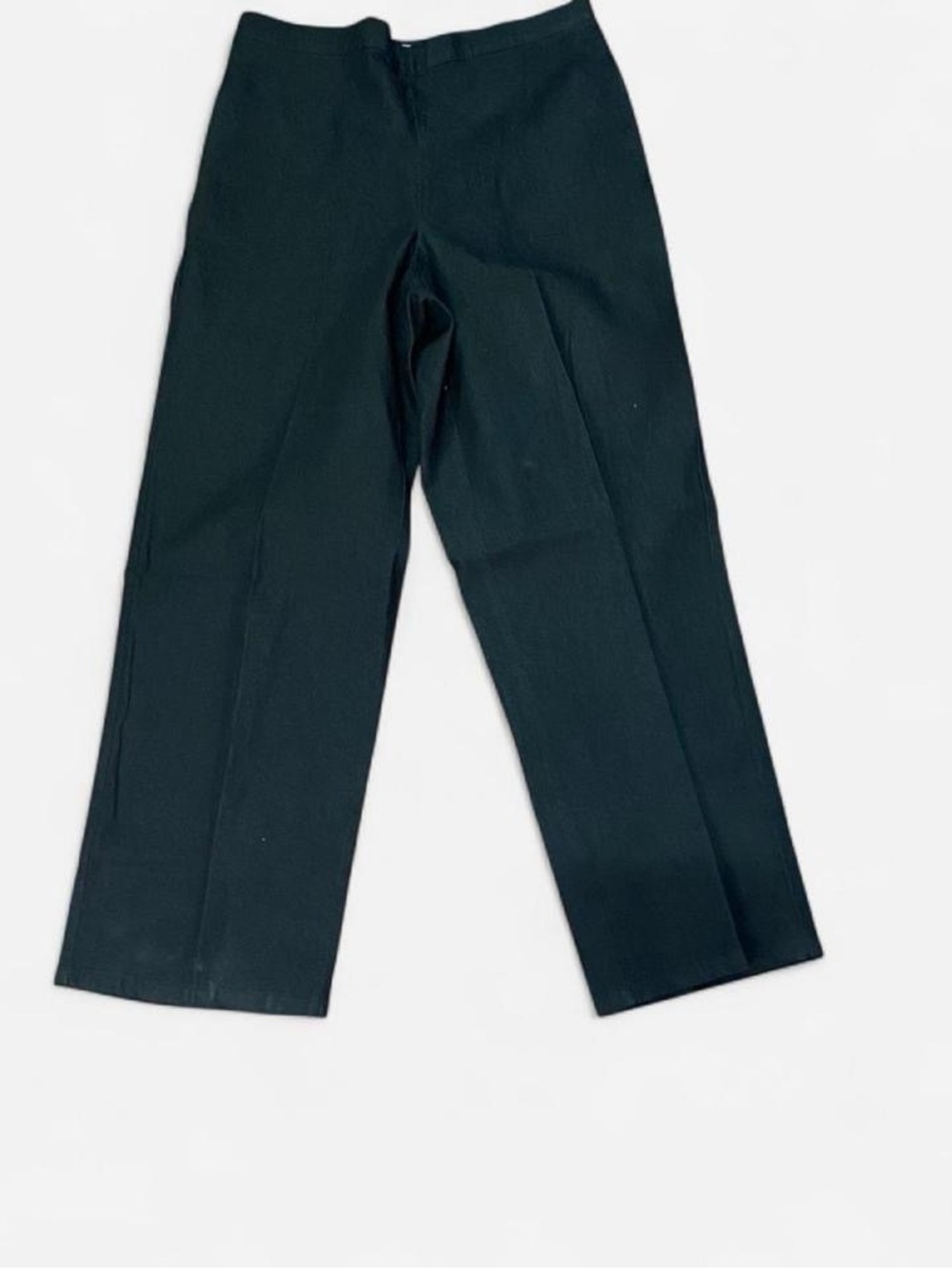 Alfred Dunner Black Straight-Leg Dress Pants